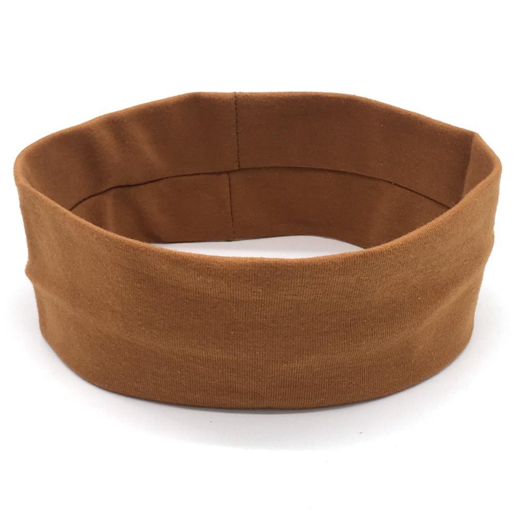 

Модная однотонная эластичная повязка на голову для занятий йогой, фитнесом, молочным шелком, впитывающая повязка на голову для эффективных тренировок, аксессуары кофейный