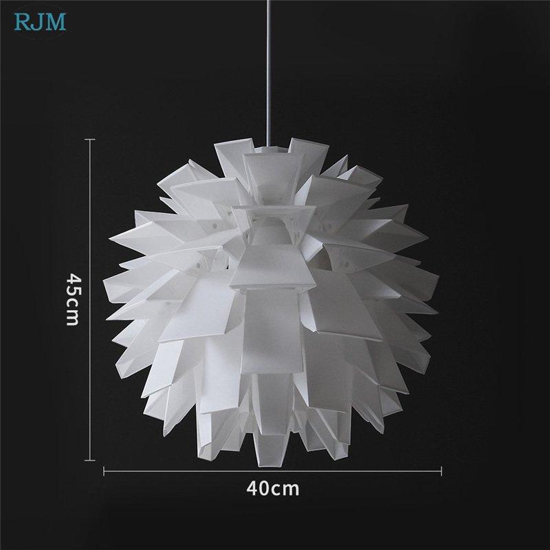 Nordic Modern Designer Decorative Pendant Lamps Personality Creative PP Pine Nuts Art Hang Lights Aisle Balcony Restaurant Lamps
