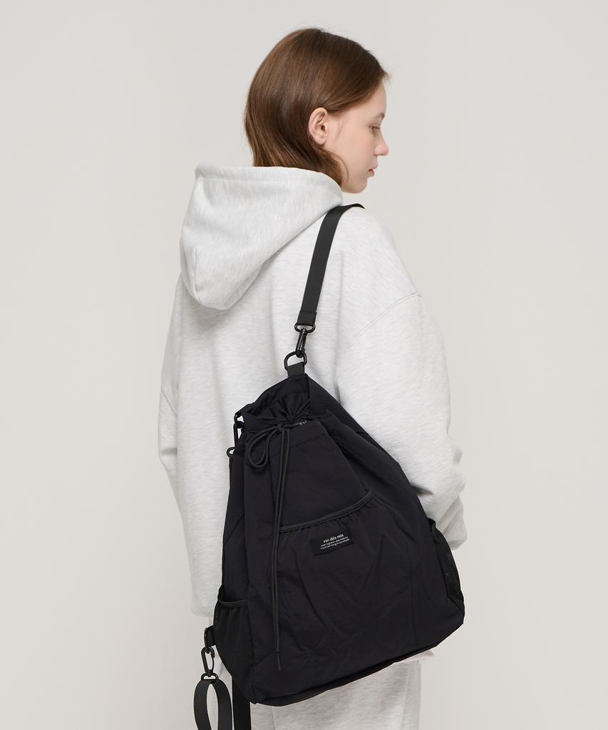 Roidesrois Drawstring Backpack (Black)