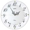 Clock Wall Clock, Character Design, Adult, Disney Mickey Mouse & Minnie Mouse, Radio Controlled, White Pearl Finish, Diameter 327 X 46 Mm, FS513