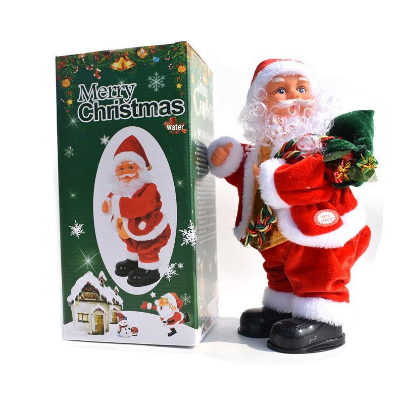 Electric Santa Claus Dancing Ornament - Christmas Music & Motion Decoration Gift