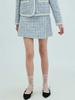 OPENING SUNSHINE Check Tweed Wrap Shorts_Blue