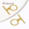 Multi Styles Toggle Clasp For Necklace 18K Gold Plated OT Toggle Clasp For Jewelry Making Findings DIY Bracelets Accessories