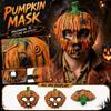 3D Halloween Half Face Pumpkin Scary Costume Prop for Party