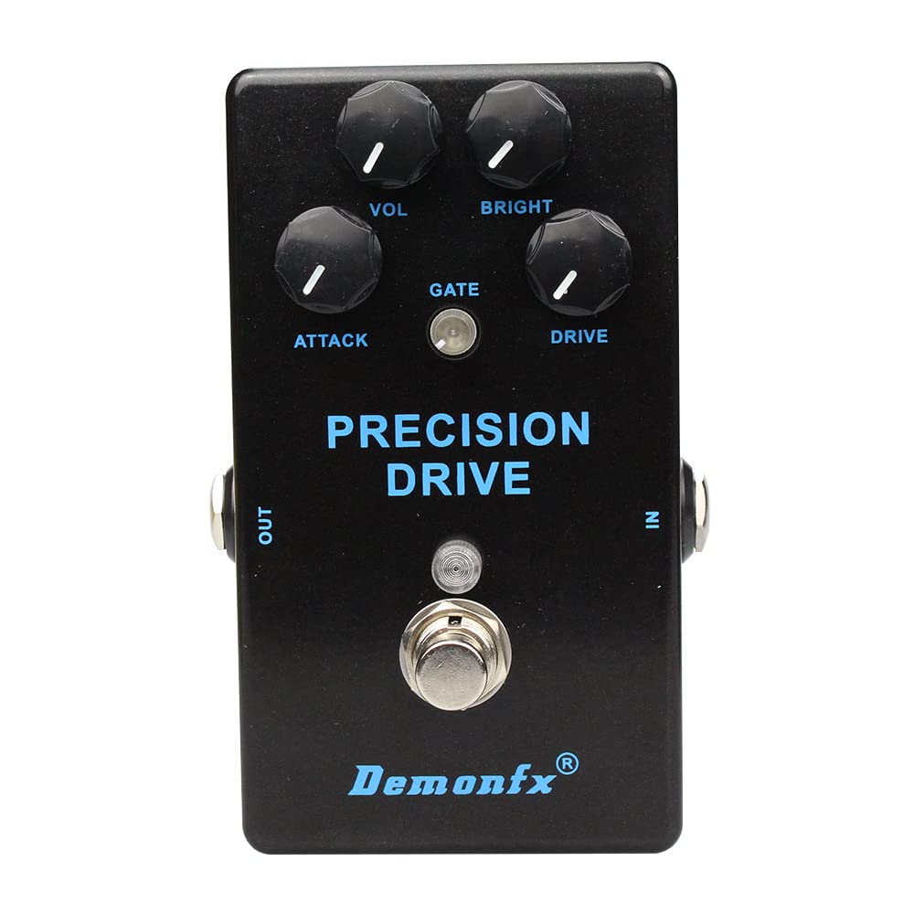 Demonfx PRECISION Distortion Overdrive Дисторшн Высокогейновый Гитарный Эффект Педаль DRIVE/OverDrive - -