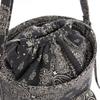 Rheemin Paisley Bucket   Charcoal Black