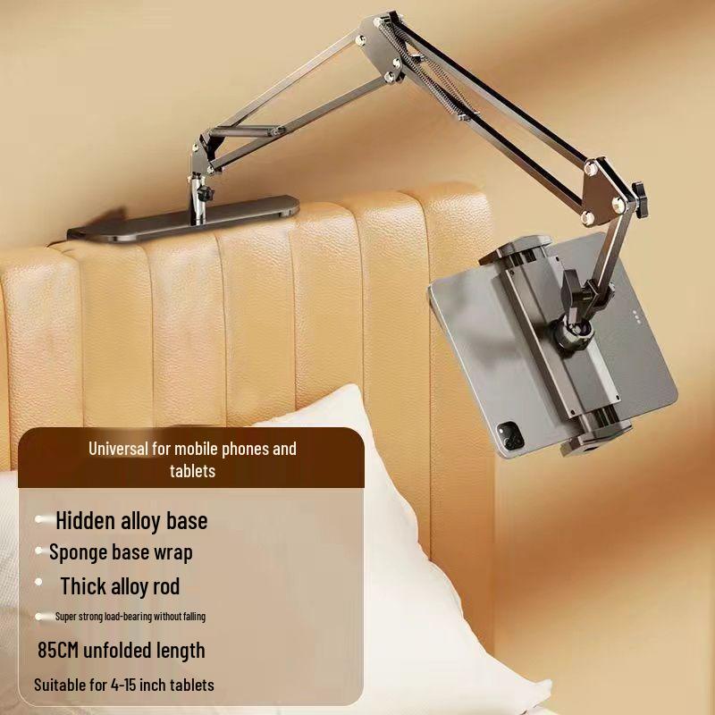 Universal Clip-On Phone & Tablet Holder for Bedside or Desktop - Ideal for Hands-Free Viewing