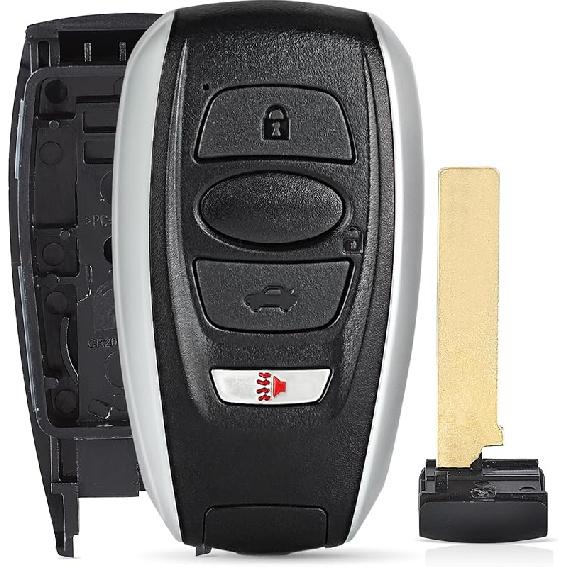 Keyecu Replacement Remote Car Key Case Fob 4 Button for Subaru BRZ WRX STI Legacy Outback XV Crosstrek 2013-2016 (Shell Only) 1