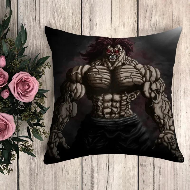 Kissen Baki Hanma Dekorative Kissenhülle Dekor Kissenbezüge für Kissen x Kissenbezüge Autodekoration Kissenbezüge Sofa