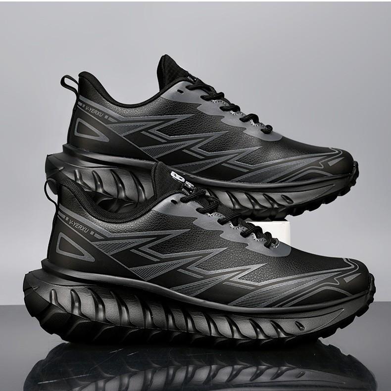 Ultra-leichte Ledersportschuhe, Dämpfende Trainings-Laufschuhe, Neue bequeme Plateau-Freizeitschuhe