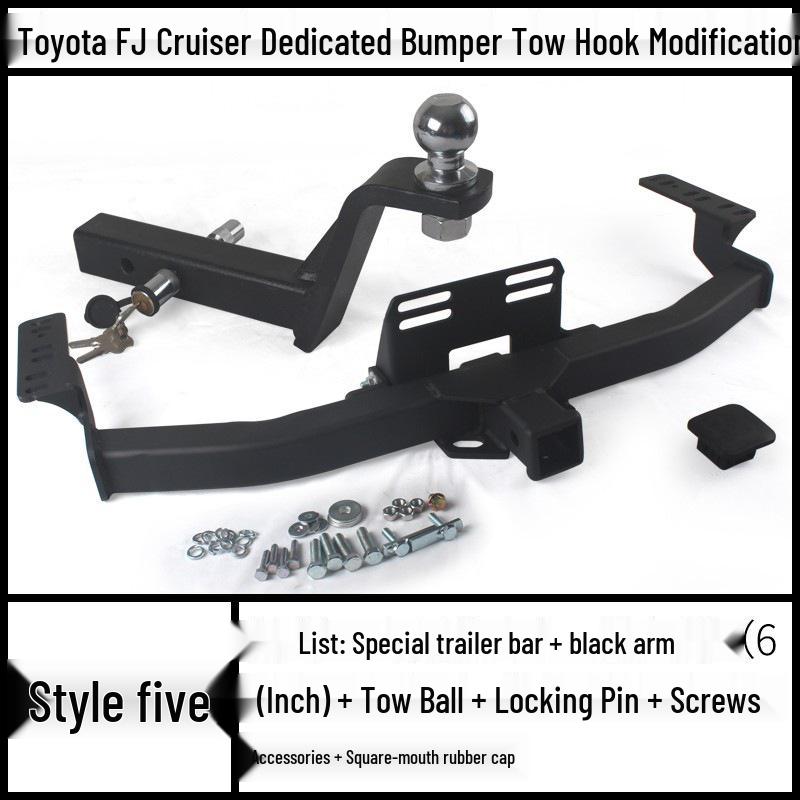 Toyota FJ Cruiser Prado Modified Trailer Tow Hook Tiger Head Bracket