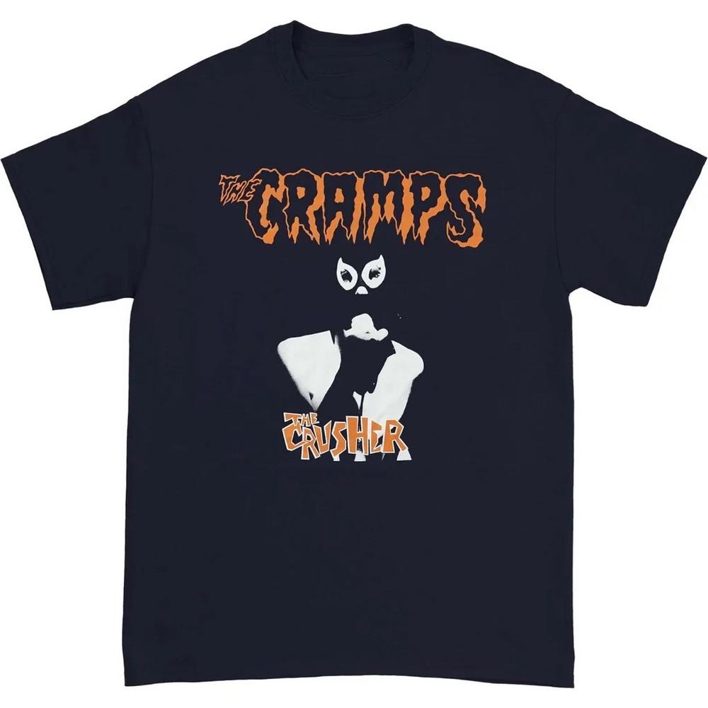 The Cramps The Crusher Cotton Black All Size T Shirt For Men Unisex T-Shirt XXXL