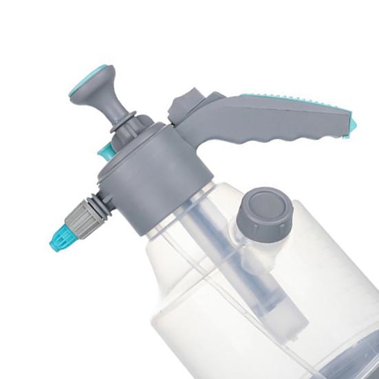 3L Pumpsprüher Kunststoff Nachfüllbare Wassersprühflasche Handsprühflasche mit Messbecher Verstellbare Düse für Gartenarbeit Reinigung Bewässerung