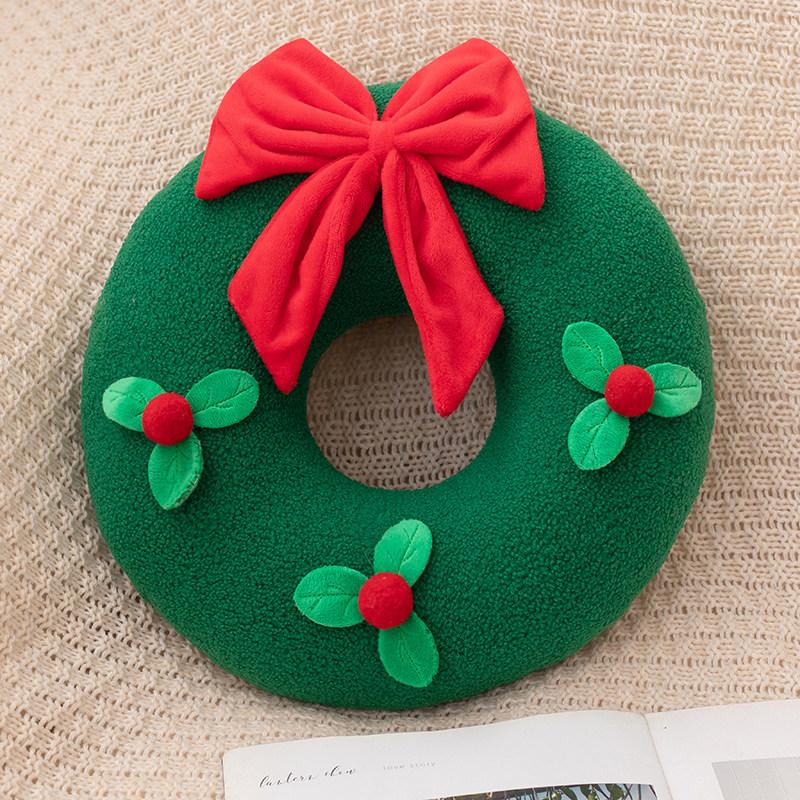 High-Standard Candy First-Class Wreath High-Standard Snowflake Premium-Quality Cushion Superior-Grade Plush Top-Grade Pillow Superior-Grade For