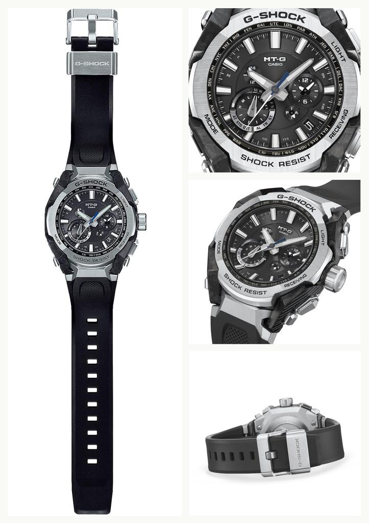 Casio G-Shock Watch (MTG-B4000-1AJF) Made In Japan, Authentic Japanese MT-G Bluetooth Radio-Controlled Solar Watch with Sapphire Crystal, Men's Black