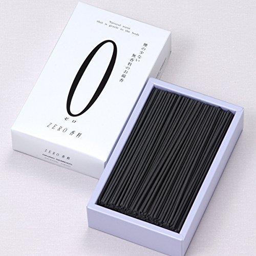 

Unscented incense with little smoke ZERO Zero fragrance white large packs rose/60