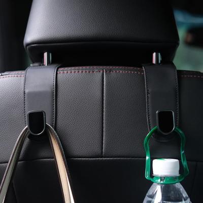 JEYODA Car Headrest 2 Seat Fits Front or Rear Prevents Shopping Business and Cargo from Slipping or Convenient Car Accessory Easy-to-Install Hooks,