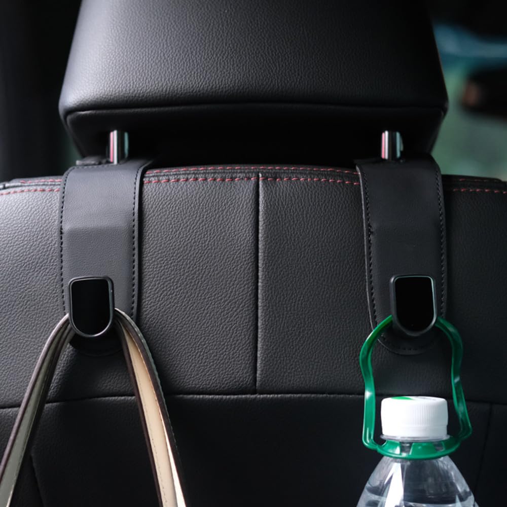 

JEYODA Легко устанавливаемый автомобильный крючок для 2-х сидений, тяжелый груз, может использоваться как спереди, так и сзади торгового бизнеса, предотвращает нагрузку на удобный автомобиль чёрный