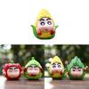 Fruit Crayon Shin Chan Pvc Desktop Decor  Action Figure Model For Collectors