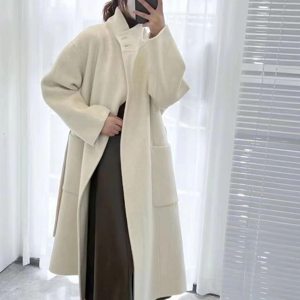 Autumn and Winter New Double-sided Wool Coat Women's Loose Casual Woolen Coat