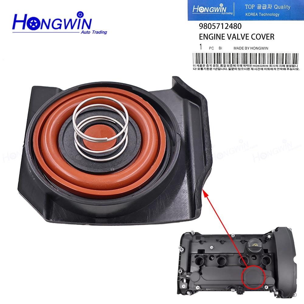 SET 9805712480 9812071480 PCV Valve Cover Repair Kit For Citroen C4 C5 DS3 1.6 Peugeot 207 208 308 508 RCZ 9812828980 9807146180