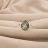 Green Amethyst Gemstone 925 Sterling Silver Jewelry Handmade Designer Ring Birthday Gift For Her RR-85-14