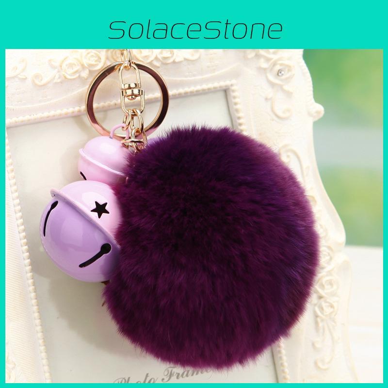 Creative Floral Bone Palace Bell Plush Keychain Perfect Gift For All Occasions