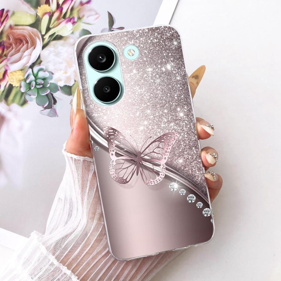 For Xiaomi Poco X8 Pro Max Phone Case Soft Silicone Cover Butterfly Dragon Cat Floral Bumper On Xiaomi Redmi Turbo 5 Max Funda