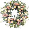 Artificial Flower Wreath Easter Valentines Day Hotel Restaurant Door Decorations