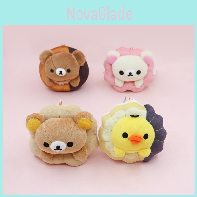Cuter Rilakkuma Plush Pendant With Donut Design For Girls And Collectors