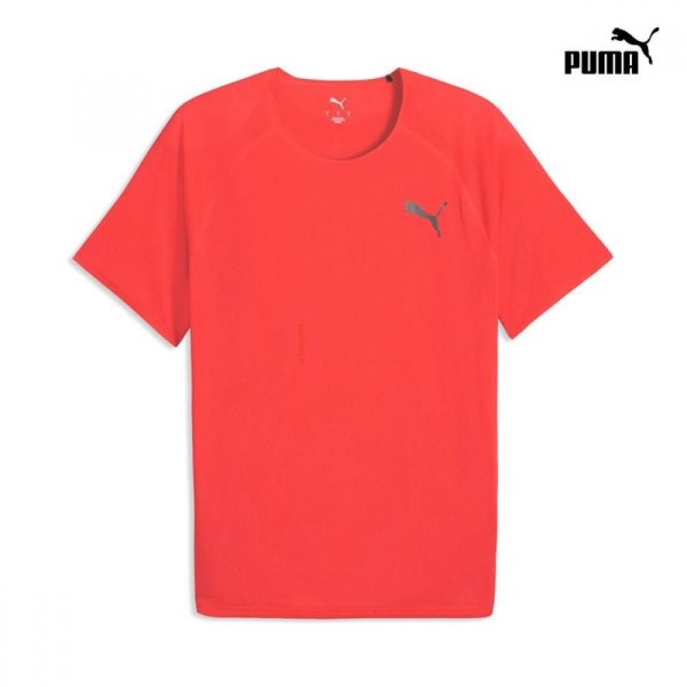 Puma Men S lighTSpeed ShorT Sleeve Running T ShirT 100