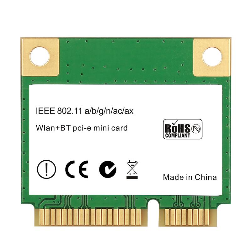 Mini PCI-E WiFi 6E Card MPE-AXE3000H - Tri-Band 802.11AX, BT5.2 Wireless Adapter for PC