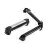 Ski & Snowboard Roof Rack, Carry Up To 4 Pairs of Skis or 2 Snowboards, 2 PCS Aluminum Universal Car Roof Rack with Lock & Rubber Padding, Carrier for