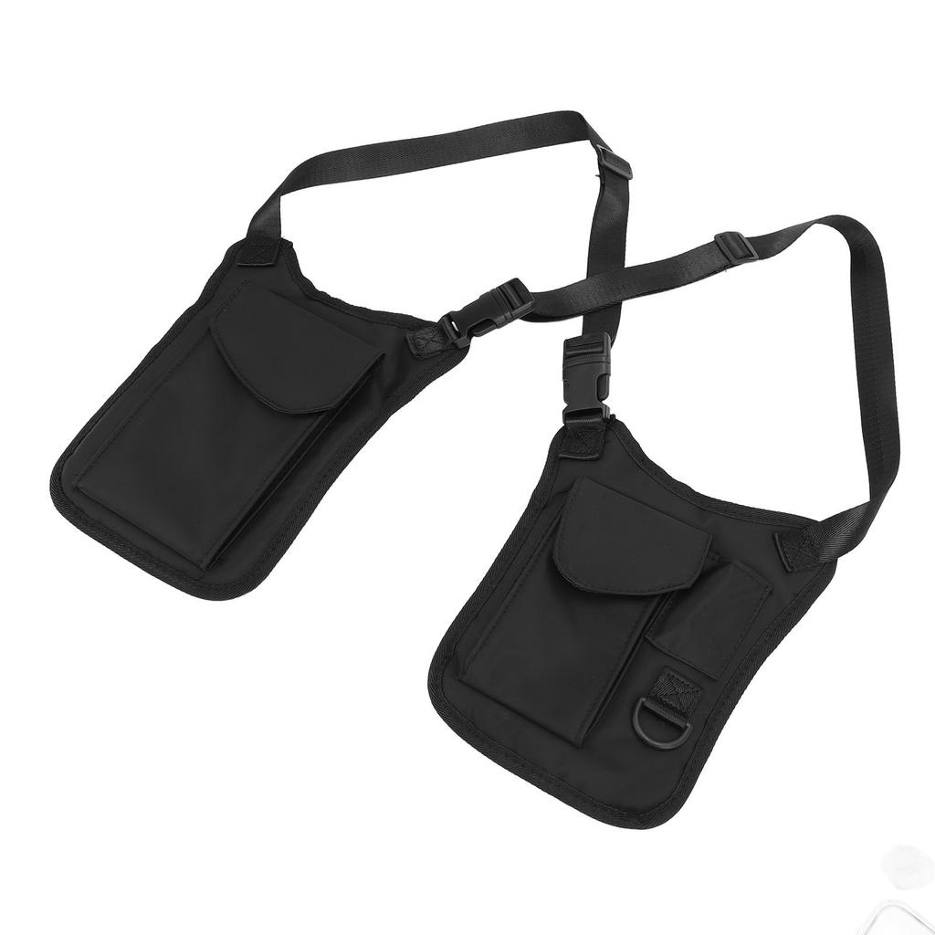 Underarm Shoulder Bag Hidden Anti Theft Adjustable Polyester Armpit Bag for Phone Keys Outdoor