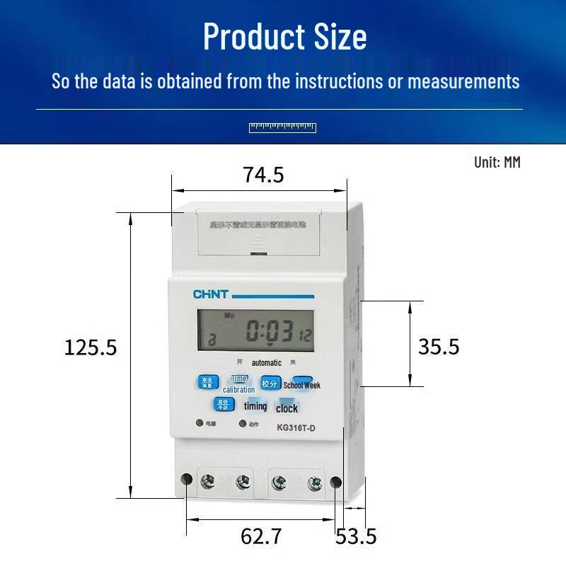 OIMG Programmable Digital Timer Switch