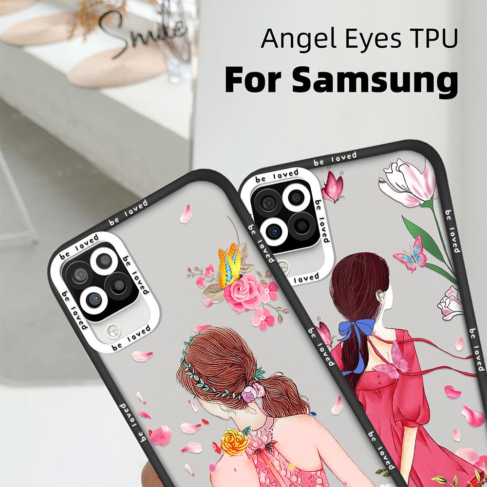 Beautiful Girl 'S Back Case For Samsung Galaxy A72 S22 Plus Ultra A52 A52s A53 5g A71 A11 A12 A21s A32 4g Transparent Capinha
