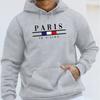 Neuer Herbst- und Winter Herren-Hoodie Street Fashion Casual Sportlicher Stil Langarm und Kängurutasche Fleece-Sweatshirt Kapuzenpullover