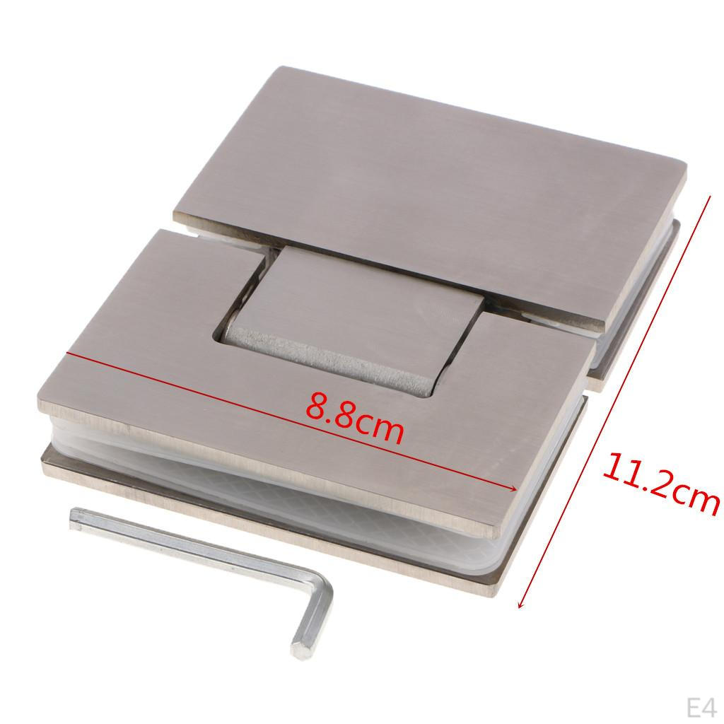 Adjustable Glass Shower Hinges Tempered Clamp Connector Doors