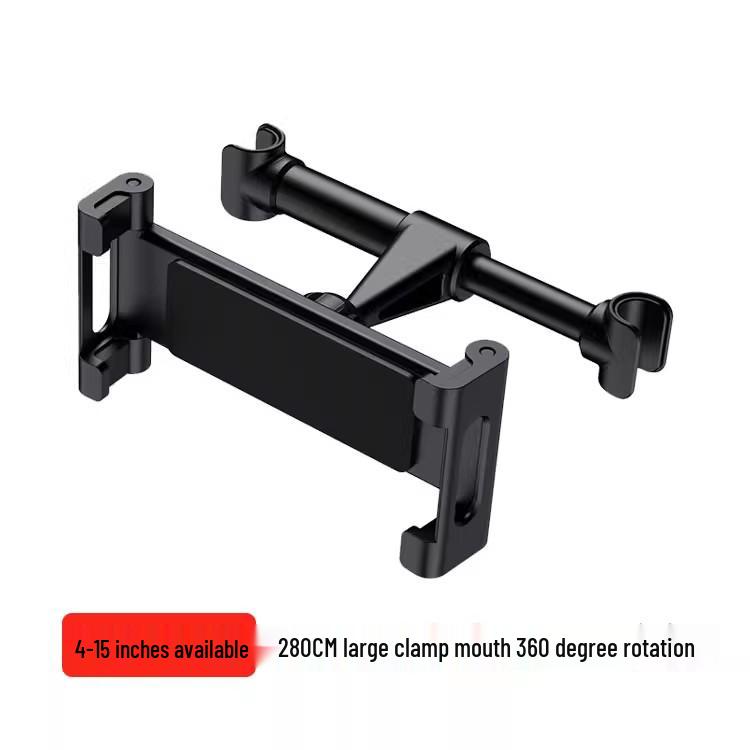 Car Rear Seat Rotatable Phone & Tablet Holder - Foldable and Adjustable for Easy Viewing