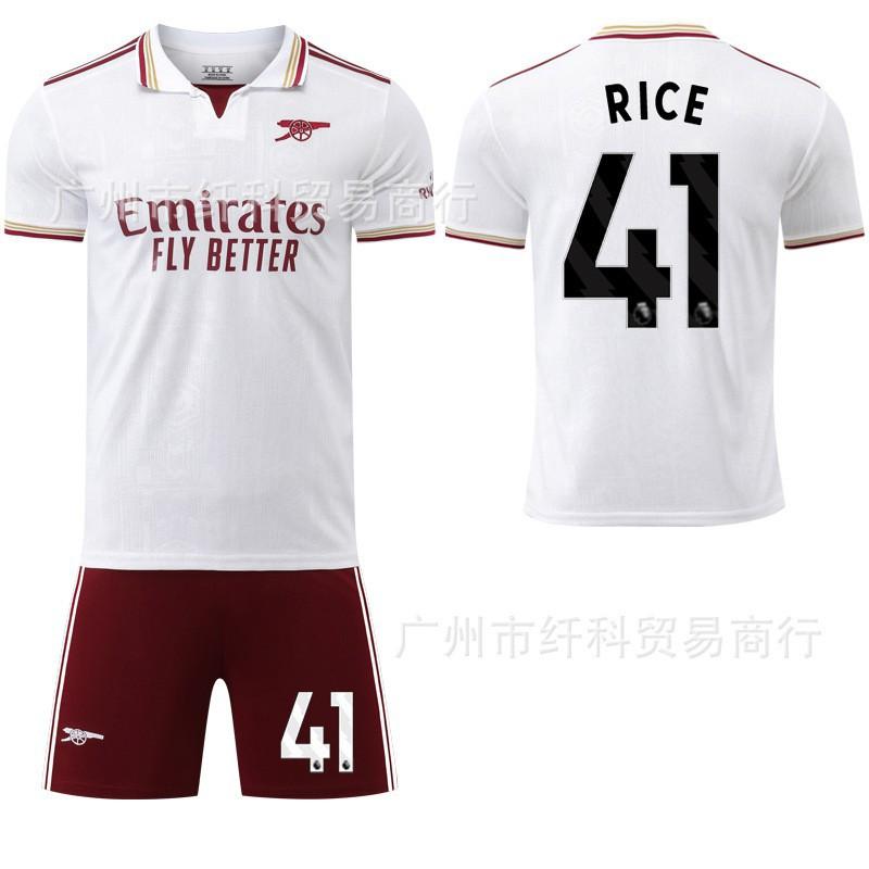 

2526 Models Of No.7 Saka No.8 Erde High Jersey No.41 Rice Arsenal Two Away No.14 Yorkres Football Quick Dry #24