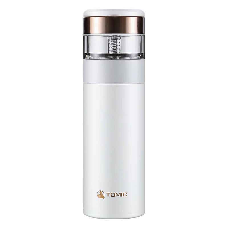 TOMIC Ceramic-Lined Tea Infuser Insulated Bottle