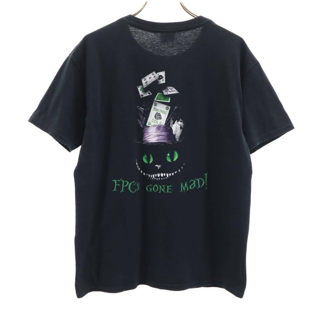GILDAN Short sleeve T-shirt Navy Men's Used