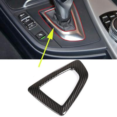 Carbon Fiber Style ABS For BMW F20 F21 F22 F23 F30 F34 F35 F32 F33 F36 Car Gear Shift Frame Trim Accessories
