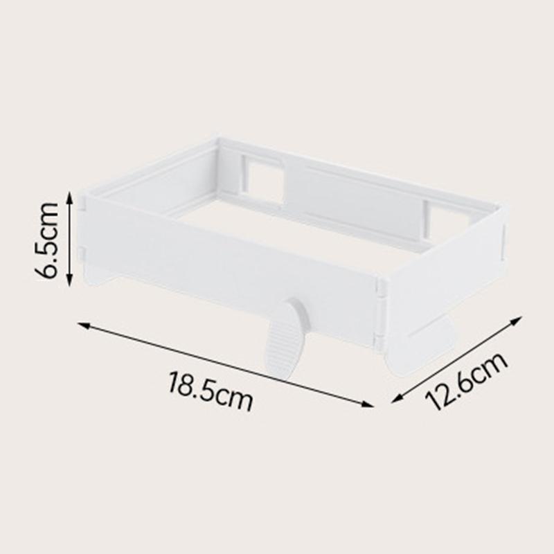 

Складное мусорное ведро, подвесной держатель для пластиковых пакетов для хранения на кухне и в ванной белый