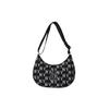 SS23 New York Yankees Denim Dumpling Bag , Shoulder Bag , Handbag Regular Women's Black (Unisex) Shoulder Bags 3ABQL023N 50BKS