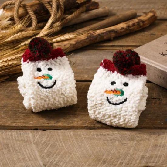 Fluffy Short Socks Women Dog Cat Panda Fuzzy Winter Ladies Floor Warm Plush Comfy Funny Cute Kawaii Slippers Sock Sleeping Furry