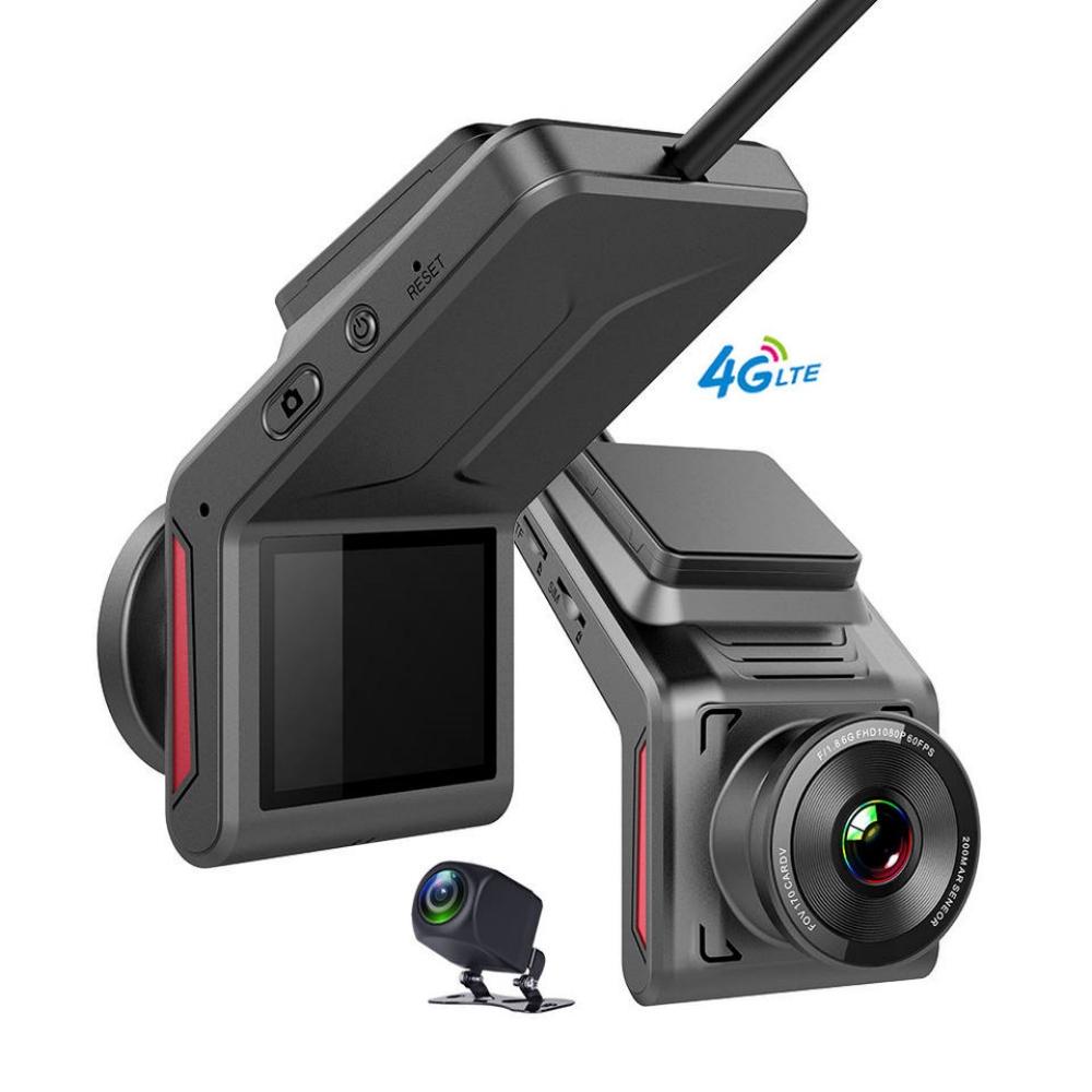

4G Hidden Dash Cam GPS Tracking Support Live Remote Monitoring With Two Camera Video Recording FHD 1080P WiFi Hotspot None