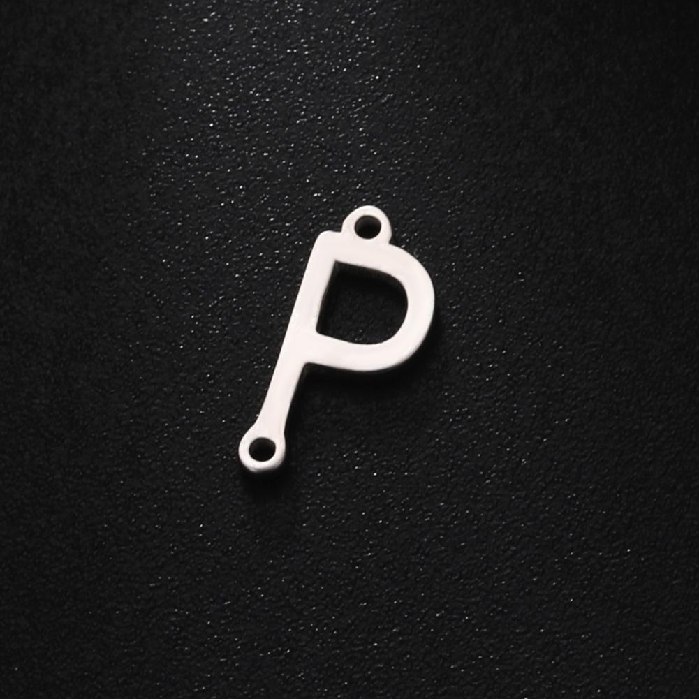 Cazador 5 Pcs/Lot Stainless Steel Gold Color Capital Letter DIY Charms for Jewelry 26 A-Z Alphabet Pendant for Necklace Bracelet