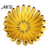 Burr-free Kitchen Bowl 3D Printed Banana Fruit Bowl, Large Capacity Tray Holder, Decorative Candy Snack Shape Food Serving Plate for Kitchen,