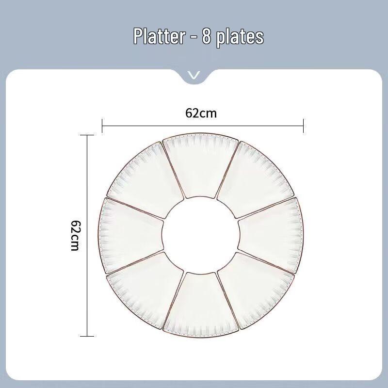 

Youxia Simple Line 8-Piece Ceramic Dinnerware Set